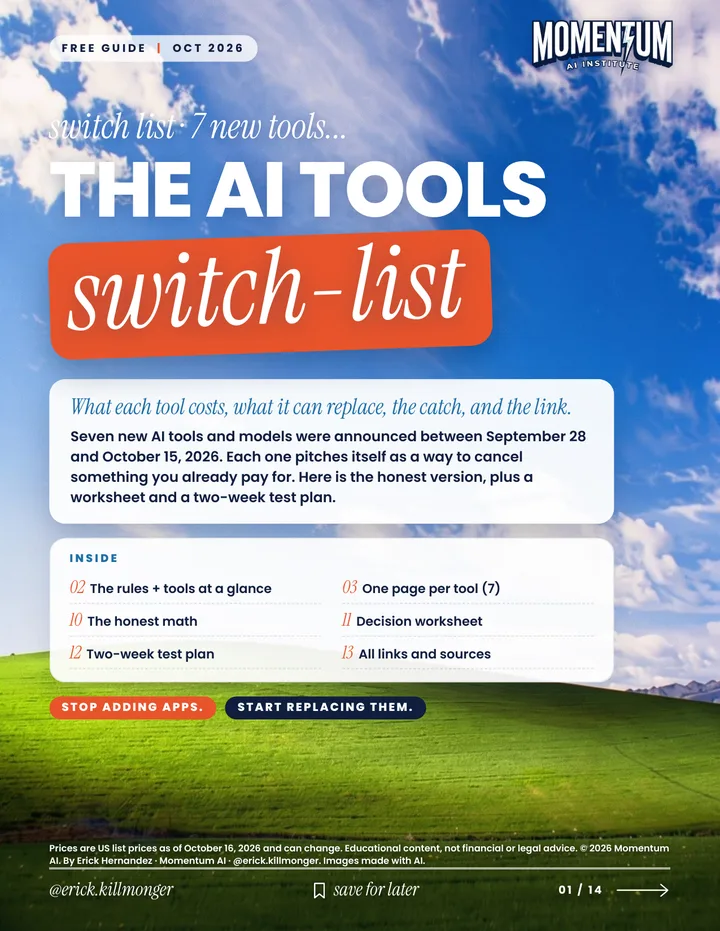 Cover of The AI Tools Switch-List
